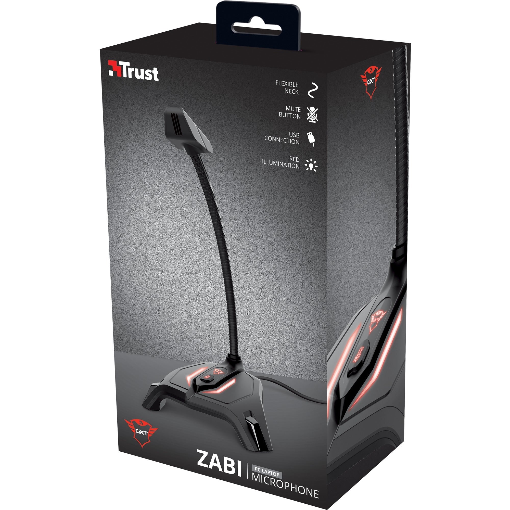 Trust Trust GXT 215 Zabi LED-Illuminated USB Gaming Microphone