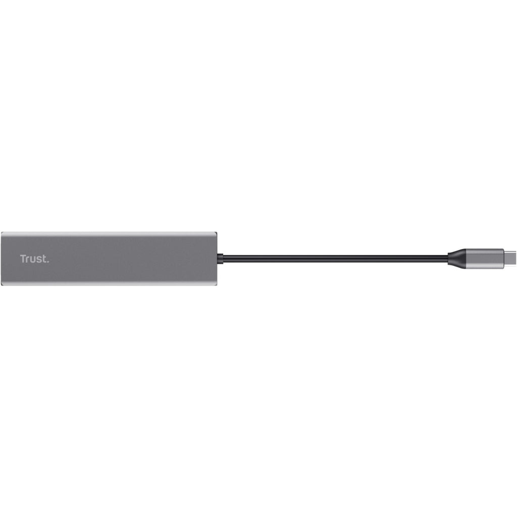 Trust Trust Halyx Snelle USB-C-hub en -kaartlezer