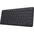 Trust lyra compact draadloos toetsenbord (zwart, us lay-out, scissor switches, 2,4 ghz usb, bluetooth, 65%)
