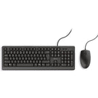 Trust primo keyboard mouse set, desktopset (zwart, us lay-out, membraan)