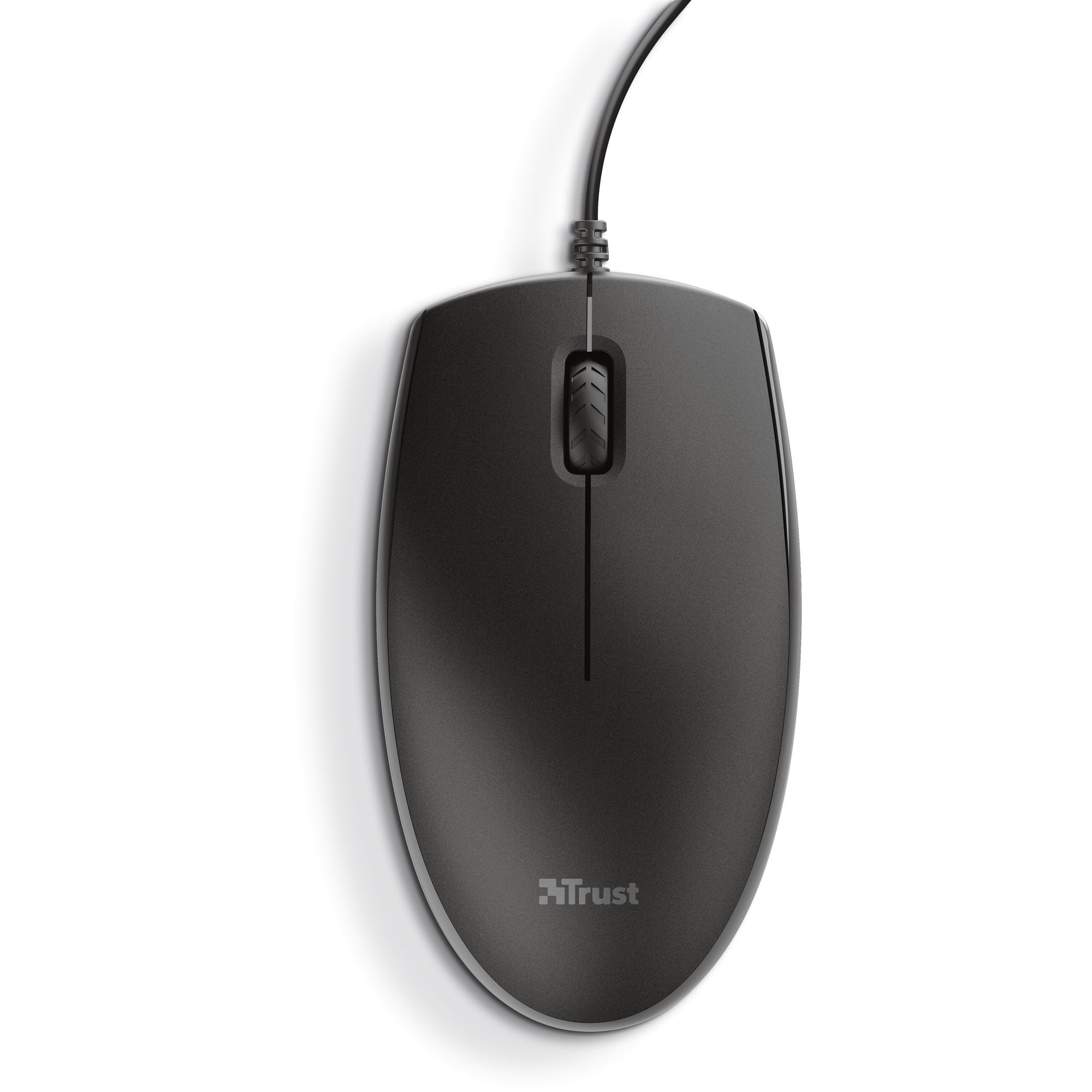 Trust primo keyboard mouse set, desktopset (zwart, us lay-out, membraan)