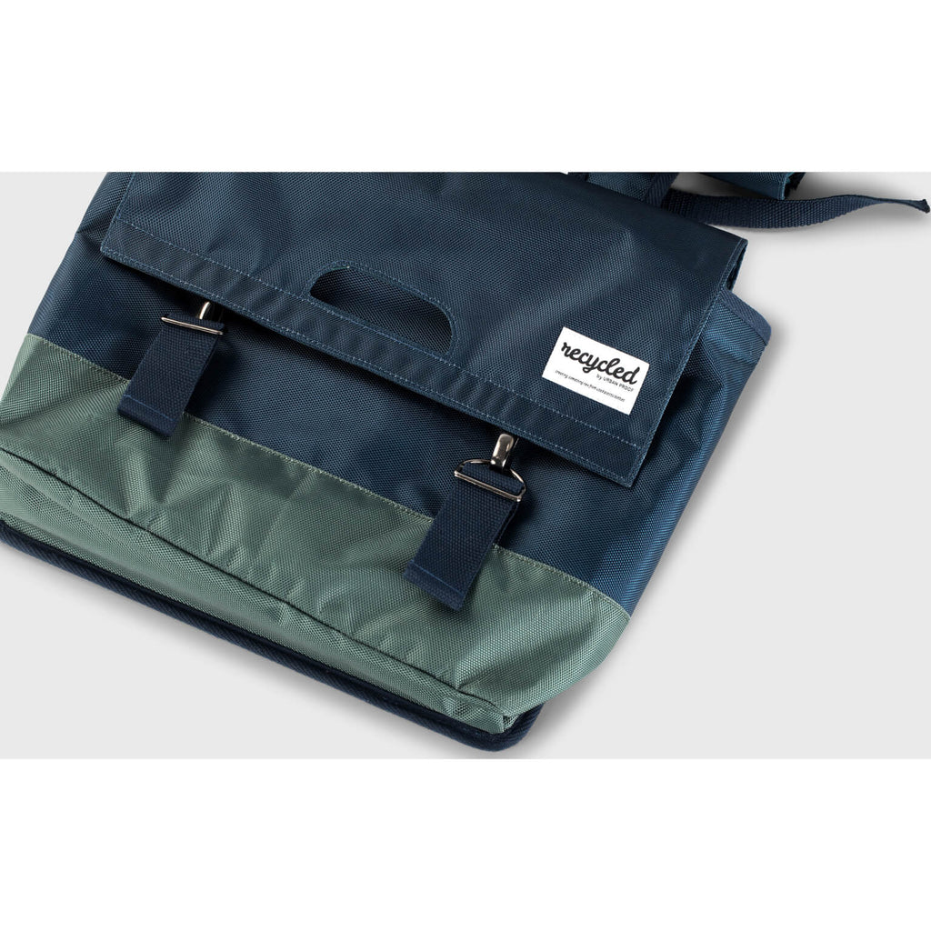 Urban Proof 40L dubbele fietstas - blauw groen
