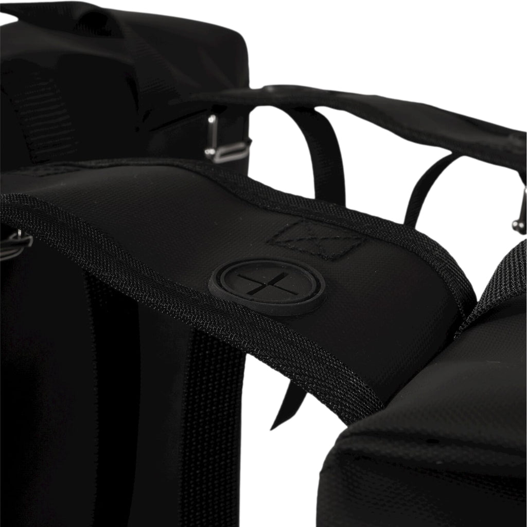 Urbanproof tas double cargo up recycle 38l zwart