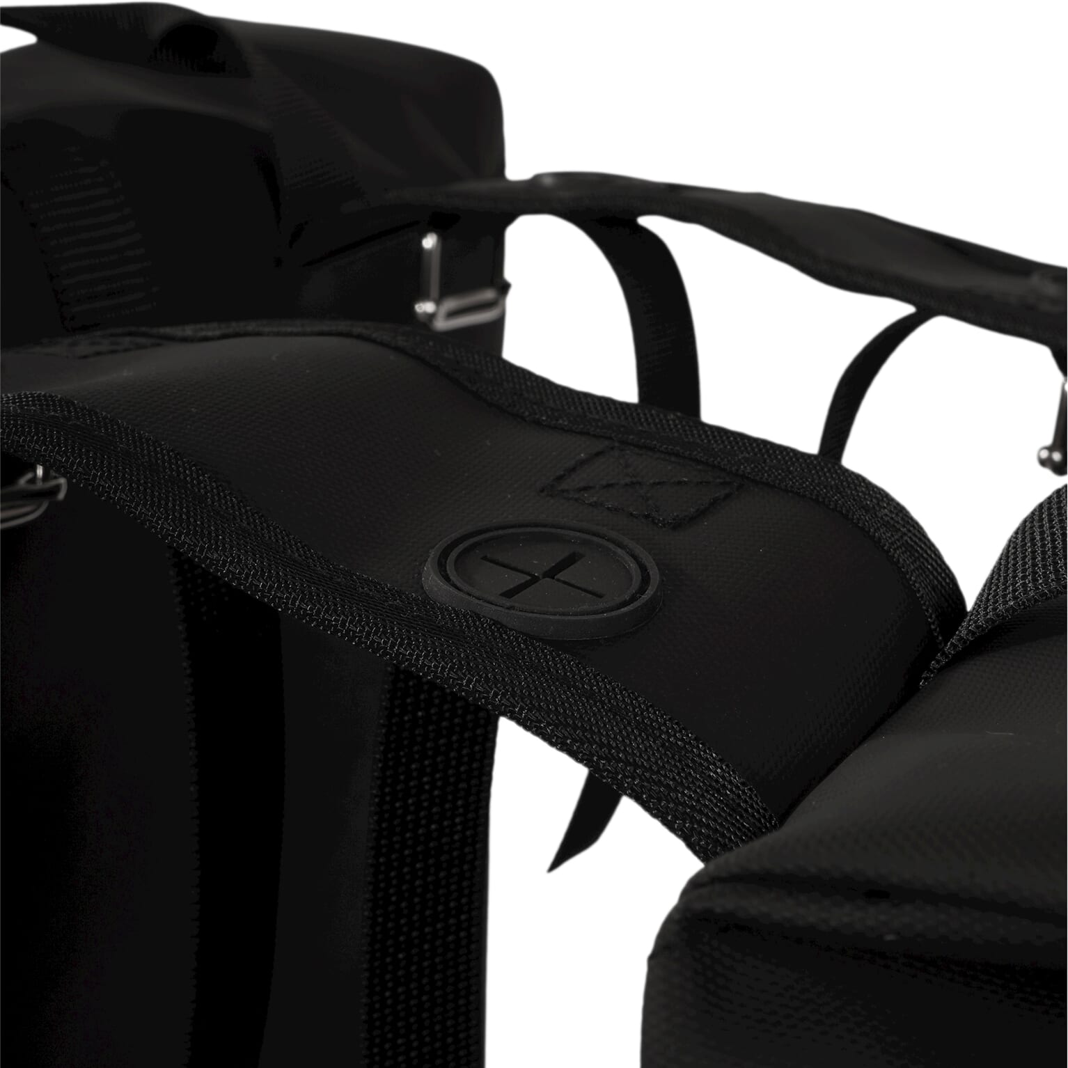 Urbanproof tas double cargo up recycle 38l zwart