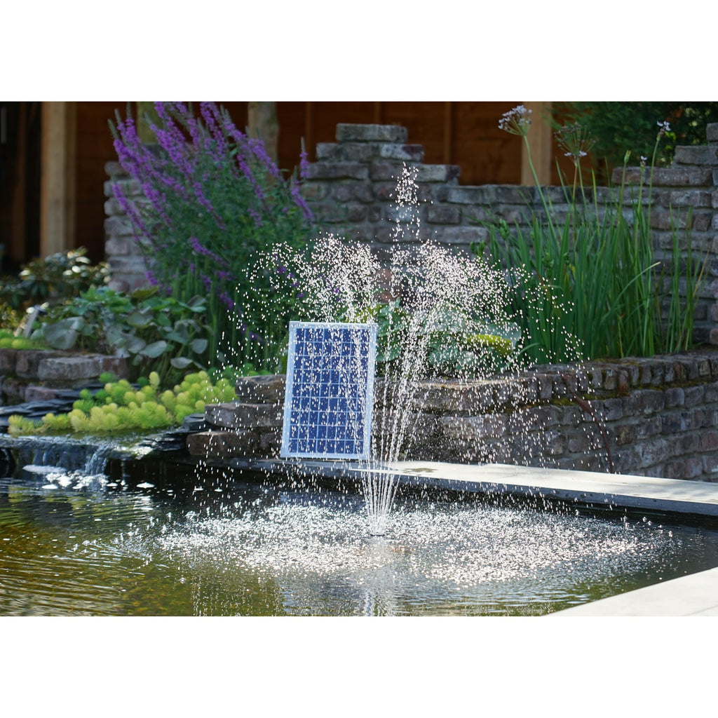 Ubbink solarmax 1000 accu pomp (zwart, incl. solarpaneel, pomp en accu)