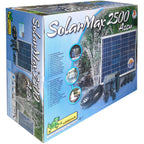 Ubbink solarmax 2500 accu pomp (zwart, incl. solarpaneel, pomp en accu)
