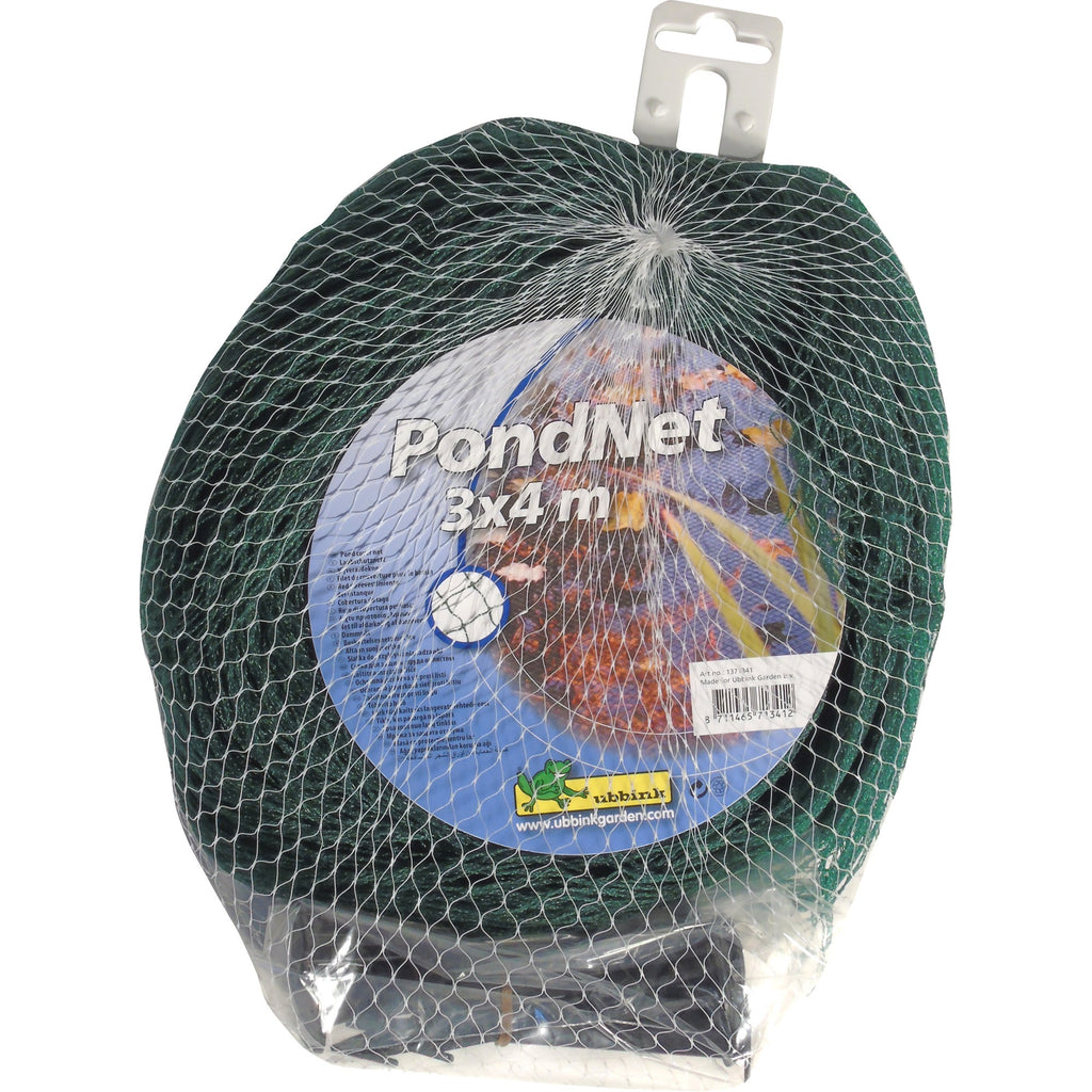 Ubbink vijverafdeknet 3x4 m afdekking (groen)