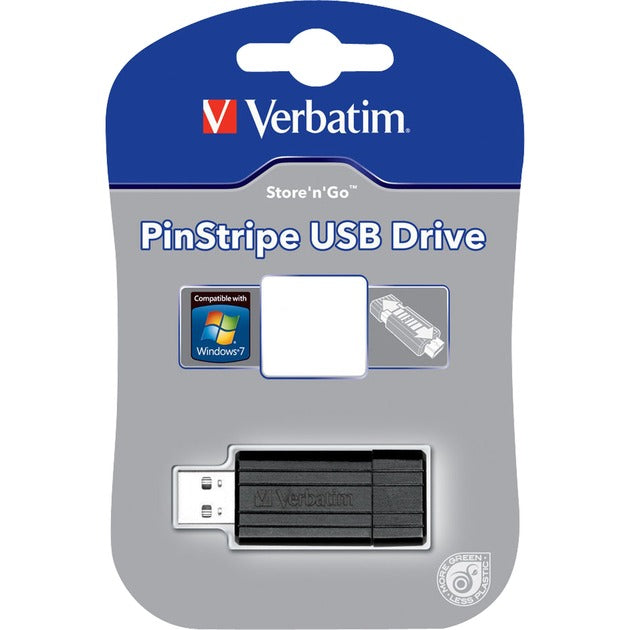 Verbatim PinStripe USB Drive 8 GB