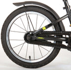 Volare Blaster Kinderfiets - Jongens - 16 inch - Zwart Geel - Prime Collection