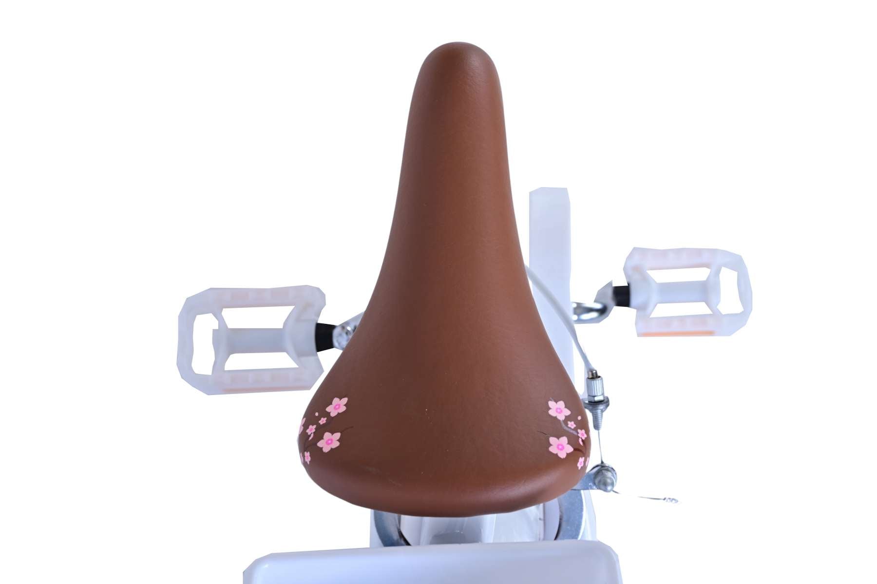 Volare blossom kinderfiets - meisjes - 16 inch - wit - twee handremmen