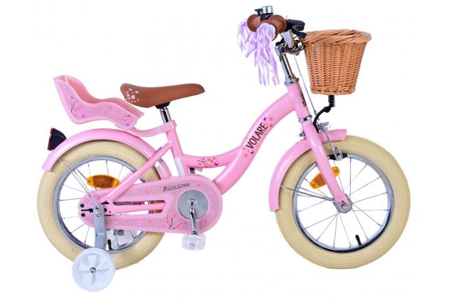 Volare blossom kinderfiets meisjes 14 inch roze