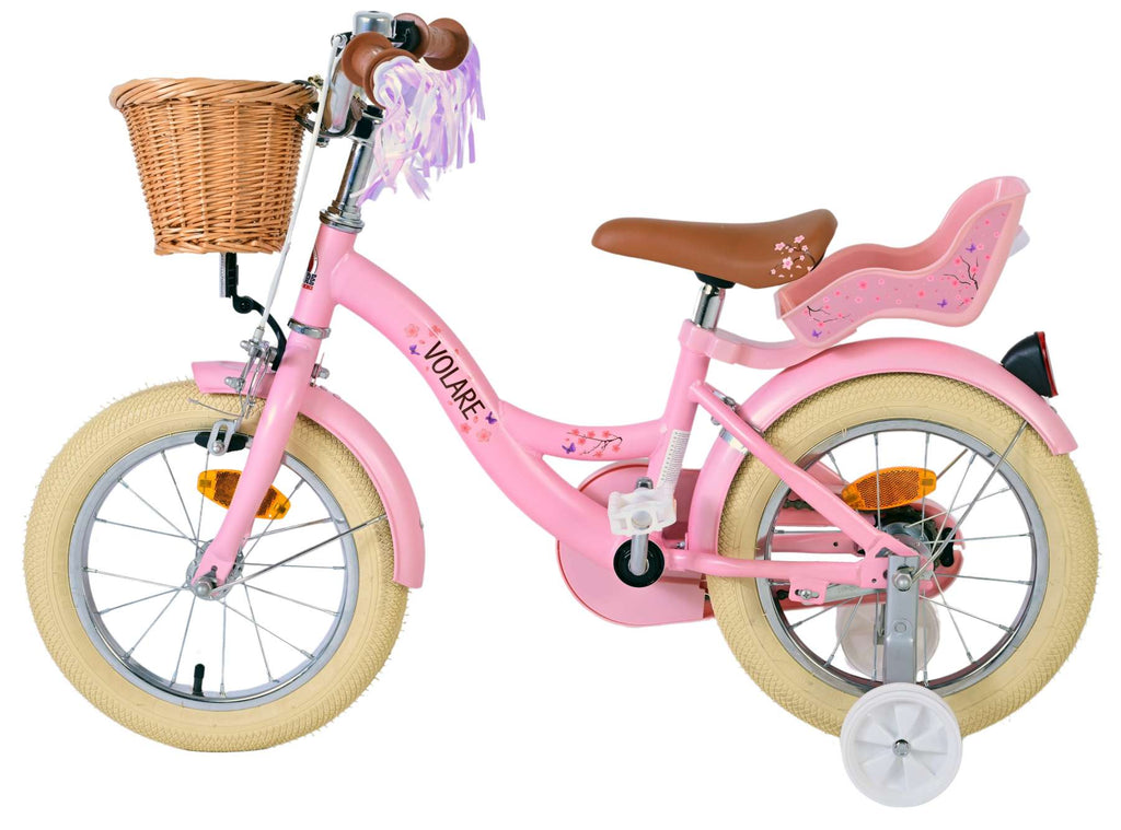 Volare blossom kinderfiets meisjes 14 inch roze