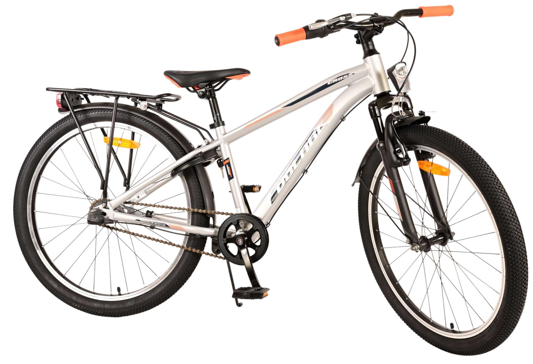 Volare Cross Kinderfiets Jongens 24 inch Zilver 3 versnellingen