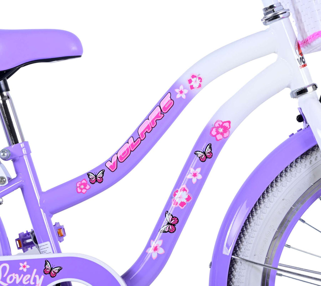 Volare lovely kinderfiets - meisjes - 20 inch - paars