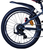 Volare xc race kinderfiets - 20 inch - 7 speed - rood grijs