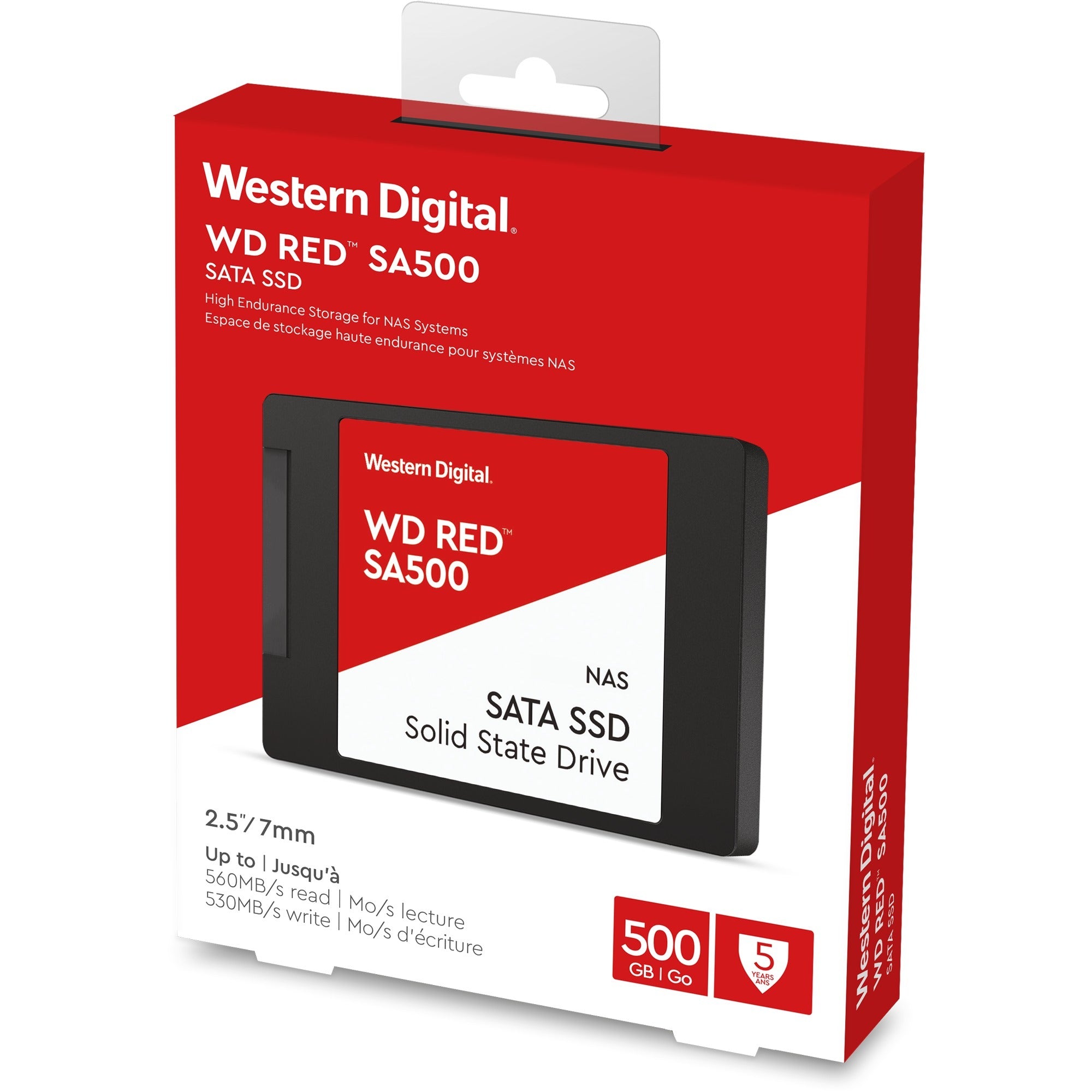 Wd red, 500 gb ssd (s500g1r0a, serial ata 600)