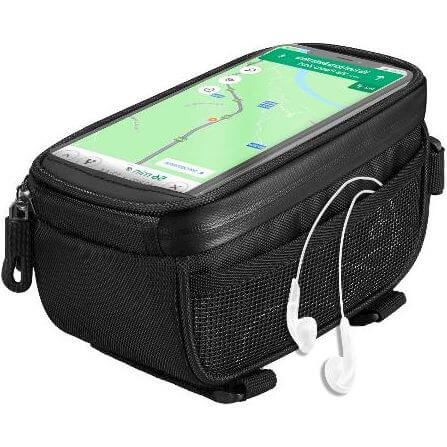 Telefoontas Weatherbike met framebevestiging