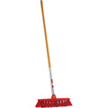 Wolf-garten straatbezem sb 400 m + essenhouten steel zm 140 set (rood houtkleur)