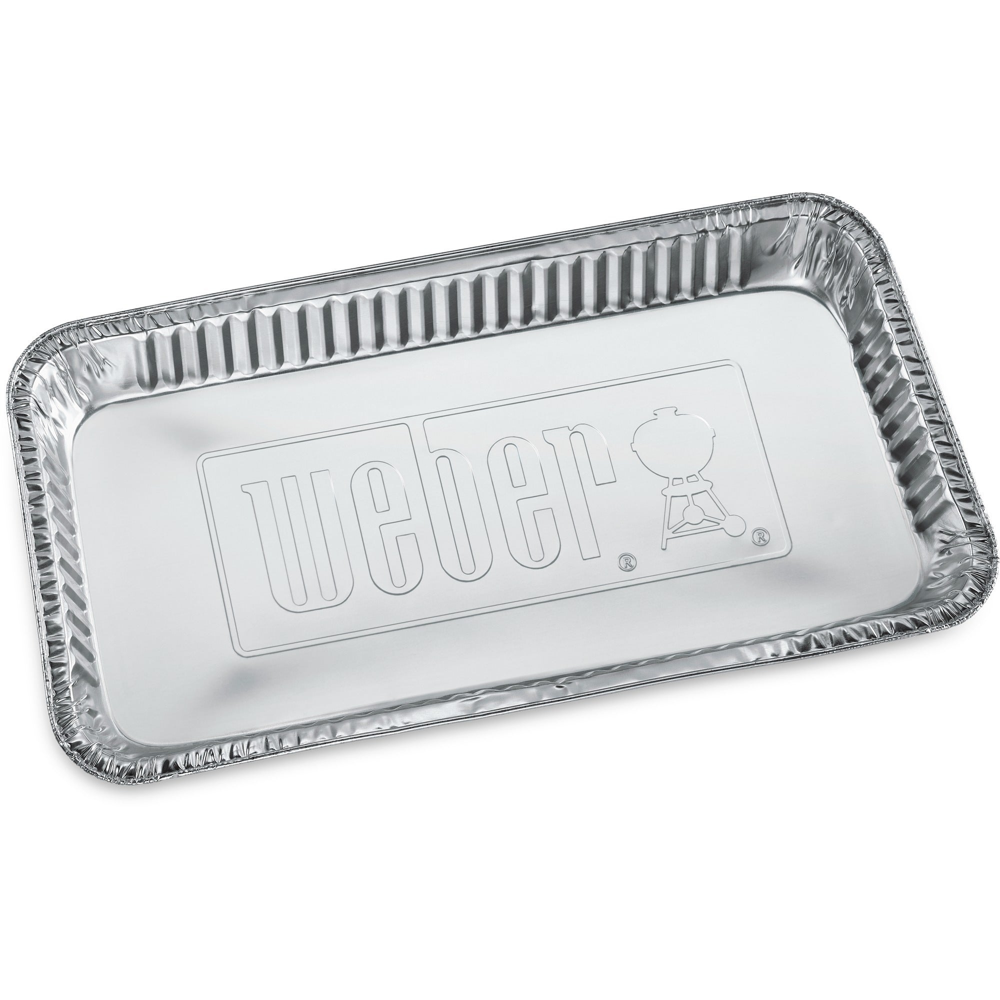 Weber lekbakjes druipschaal (zilver, 5 stuks)