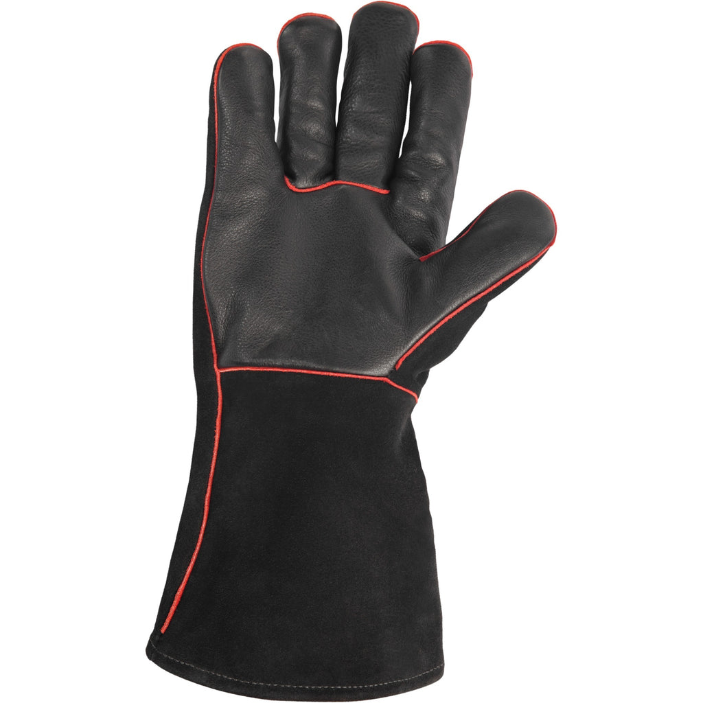 Weber leren barbecuehandschoenen (zwart)