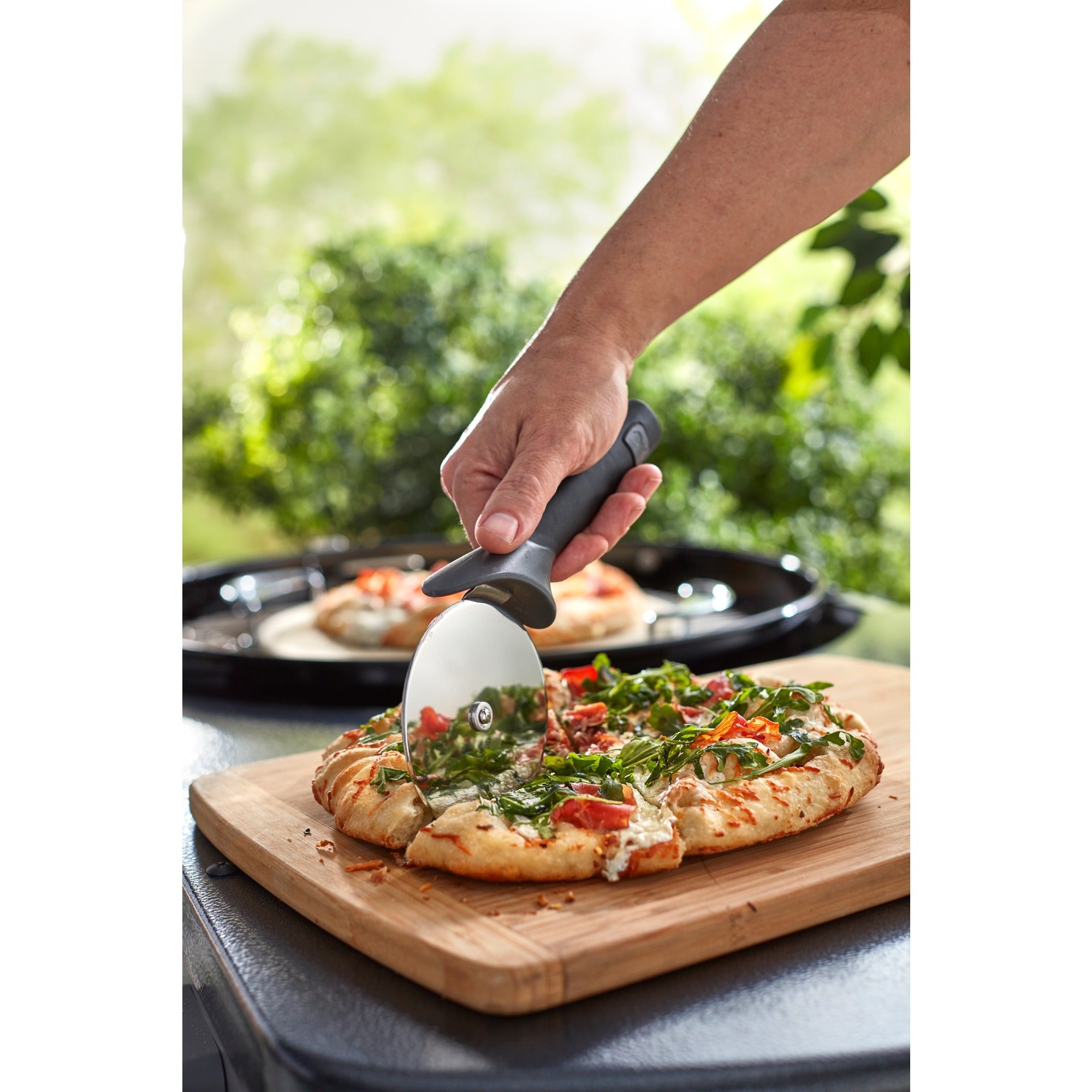 Weber pizzasnijder mes (roestvrij staal zwart)
