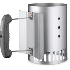 Weber rapidfire compact brikettenstarter houtskoolstarter (zilver)