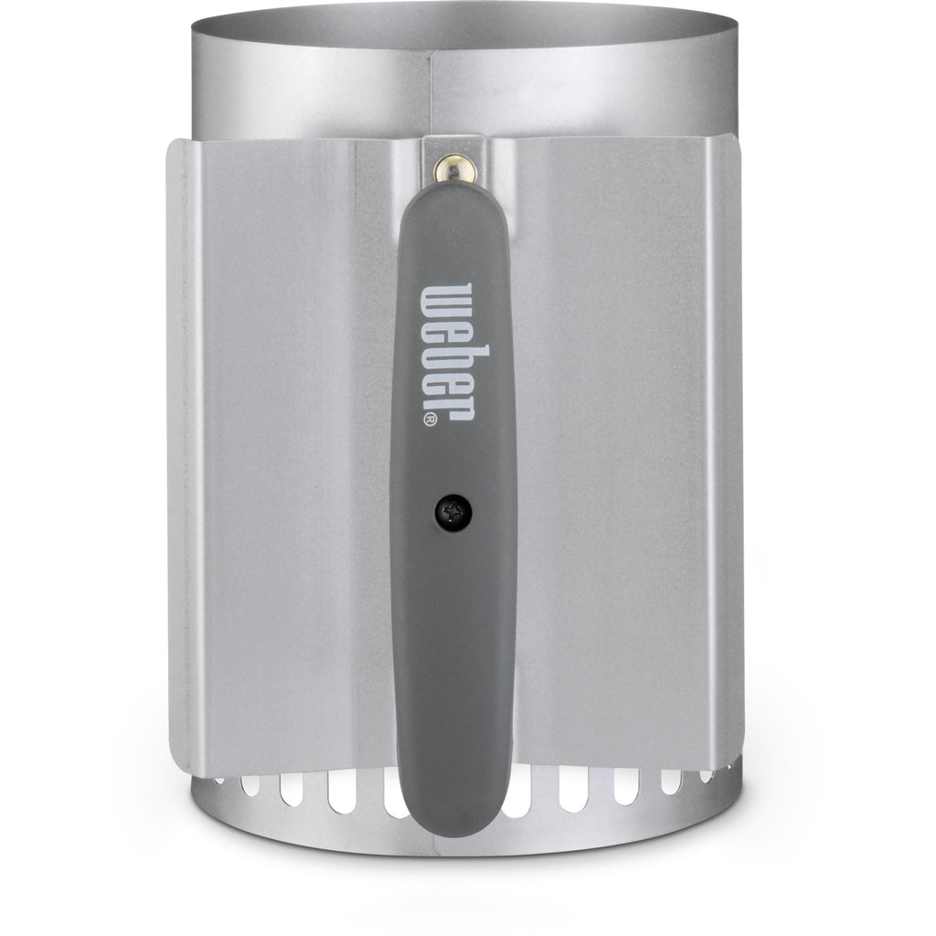 Weber rapidfire compact brikettenstarter houtskoolstarter (zilver)