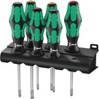 Wera 335 350 355 3 schraubendrehersatz schroevendraaier (zwart groen, 6-delig)