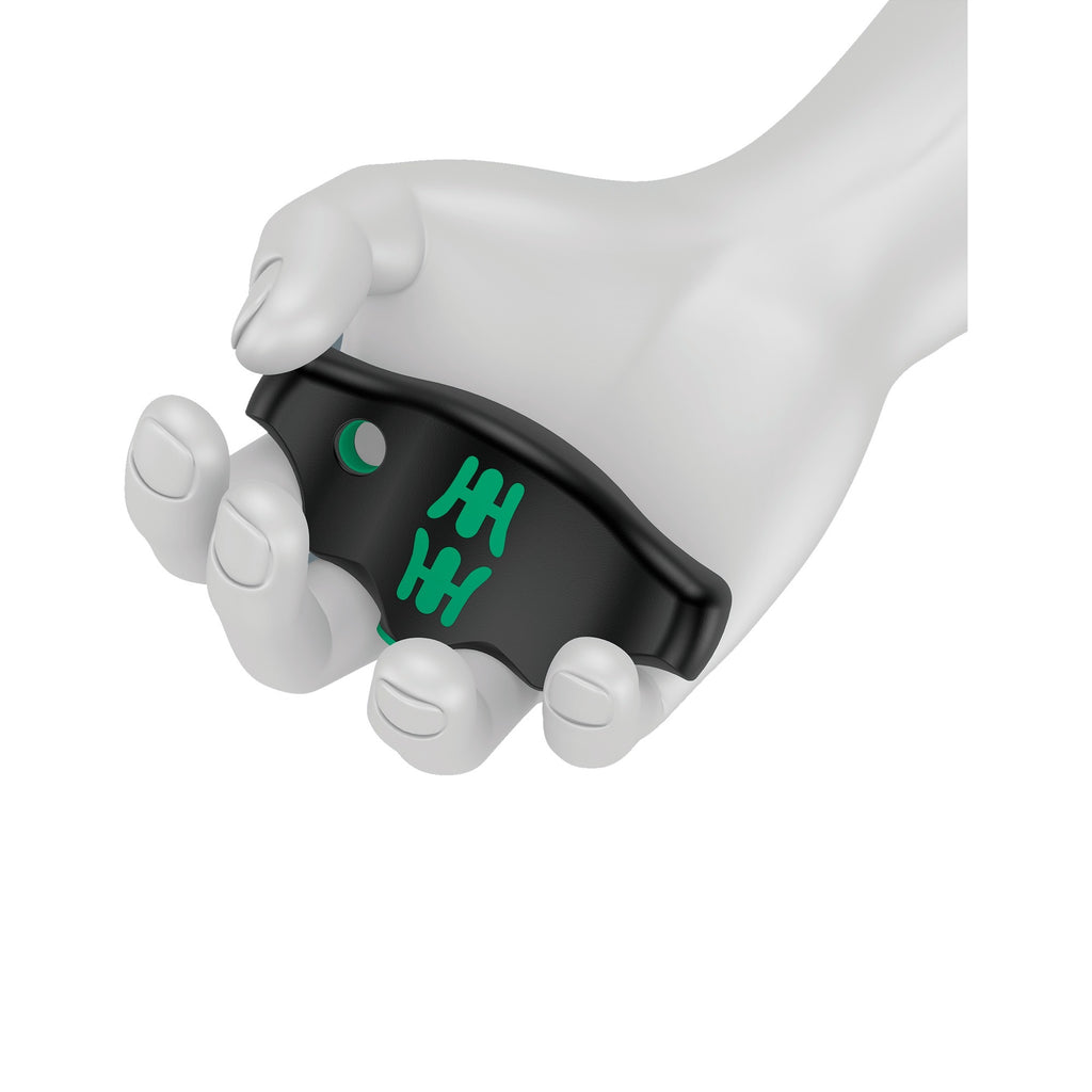Wera 454 10 hf set imperial 1 stiftsleutelset t-greep hex-plus (zwart groen, met vasthoudfunctie, duims, 10-delig)