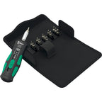 Wera 7510 14 safe-torque speed gereedschapsset voor hardmetalen wisselplaatjes schroevendraaier (zwart groen, 14‑delig)