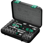 Wera 8100 sa 2 zyklop speed ratelset 1 4 gereedschapsset (zwart groen, 42-delig)