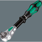 Wera 8100 sb 9 zyklop speed ratelset gereedschapsset (zwart groen, 29-delig, speedratel met draaibare kop)