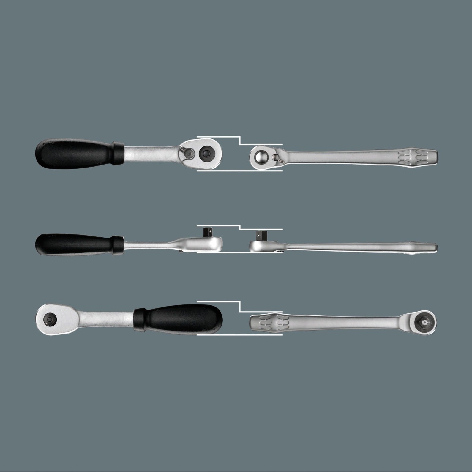 Wera 8100 sc 11 zyklop metalen ratelset gereedschapsset (zwart groen, 28-delig, volledig metalen omschakelbare ratel)
