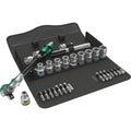 Wera 8100 sc 6 zyklop speed-ratelset, 1 2 -aandrijving gereedschapsset (zwart groen, 28-delig)