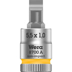 Wera 8700 a fl zyklop bit dop-combinatie met 1 4 aandrijving , fl 1,0 x 5,5 x 28 mm - 1 stuk(s) - 05003321001
