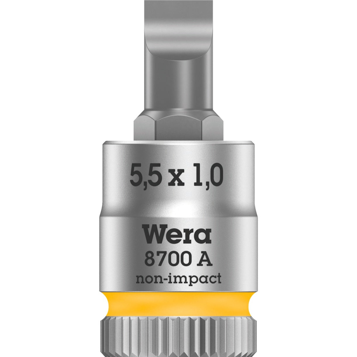 Wera 8700 a fl zyklop bit dop-combinatie met 1 4 aandrijving , fl 1,0 x 5,5 x 28 mm - 1 stuk(s) - 05003321001