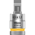 Wera 8700 a fl zyklop bit dop-combinatie met 1 4 aandrijving , fl 1,2 x 6,5 x 28 mm - 1 stuk(s) - 05003322001