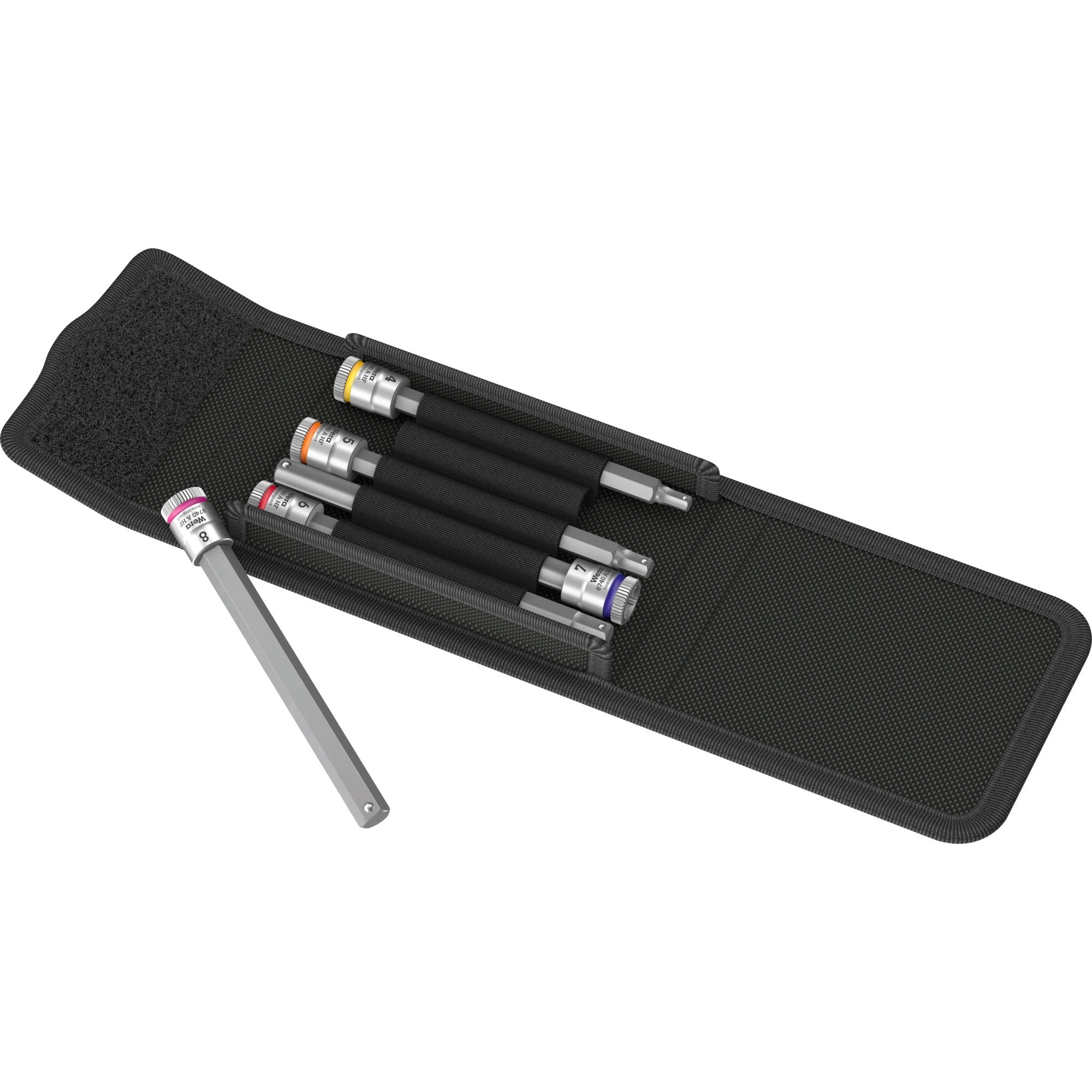 Wera 8740 a hf 1 zyklop bit-doppen-set met vasthoudfunctie, 1 4 -aandrijving, 5-delig - 1 stuk(s) - 05003345001