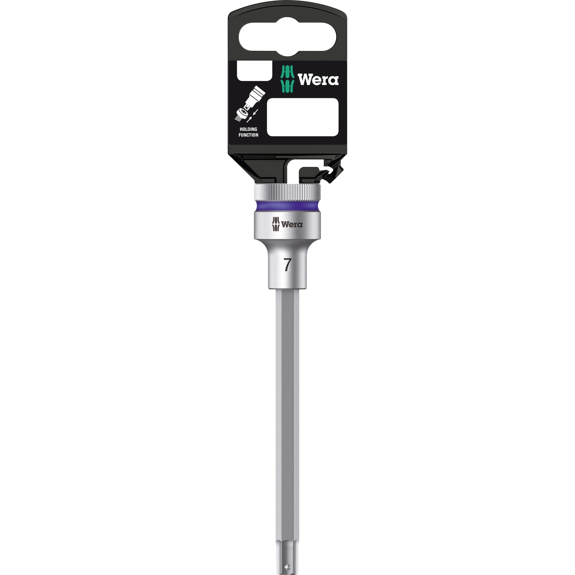 Wera 8740 c hf zyklop bit dop-combinatie met vasthoudfunctie met 1 2 aandrijving , 7.0 x 140 mm - 1 stuk(s) - 05003843001