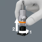 Wera 8767 hmc hf 2 zyklop bit-doppen-set torx®, met vasthoudfunctie, 6-delig - 1 stuk(s) - 05004211001