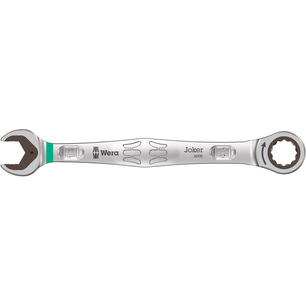 Wera 9631 magneetstrip 6000 joker 2 steek-ringratelsleutelset moersleutel (5‑delig)