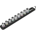 Wera belt b 4 zyklop doppen set dopsleutel (zwart zilver, 9-delig, met 3 8 -aandrijving)