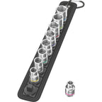 Wera belt b 4 zyklop doppen set dopsleutel (zwart zilver, 9-delig, met 3 8 -aandrijving)
