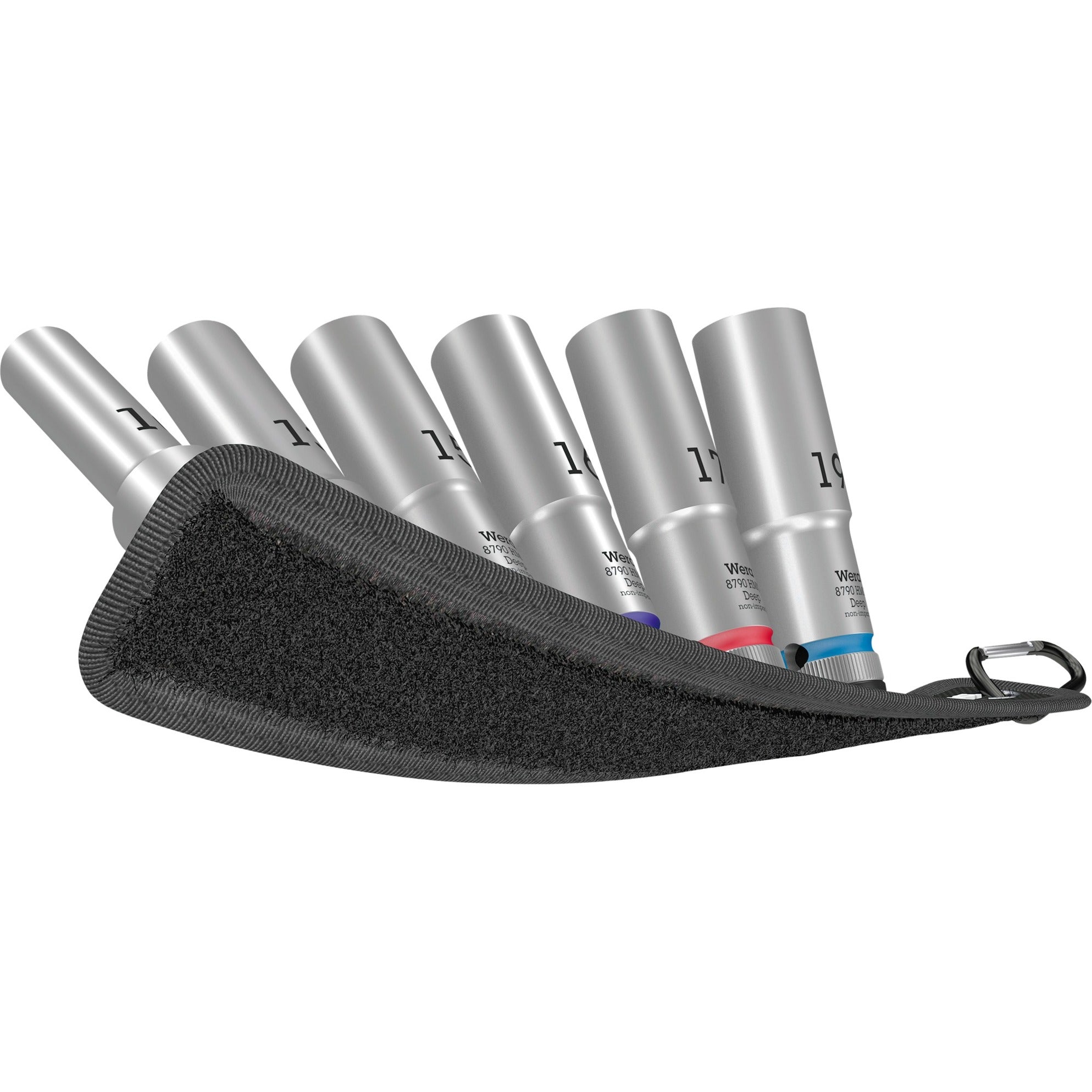Wera belt c deep 1 doppenset, 1 2 dopsleutel (zwart, 6-delig)