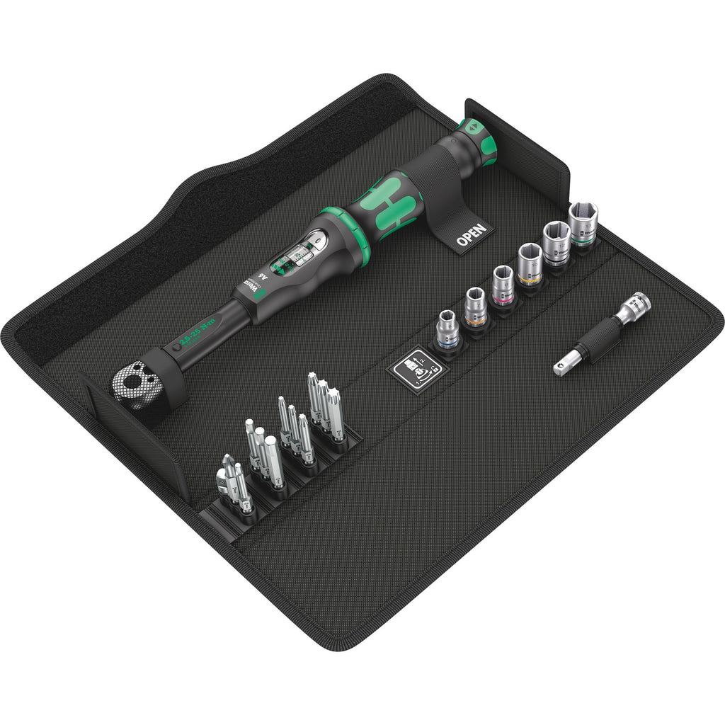 Wera click-torque a6 set 1 - torque wrench 1 4 (2.5-25nm)