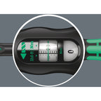 Wera click-torque a 5 draaimomentsleutel met omschakelratel (zwart groen)