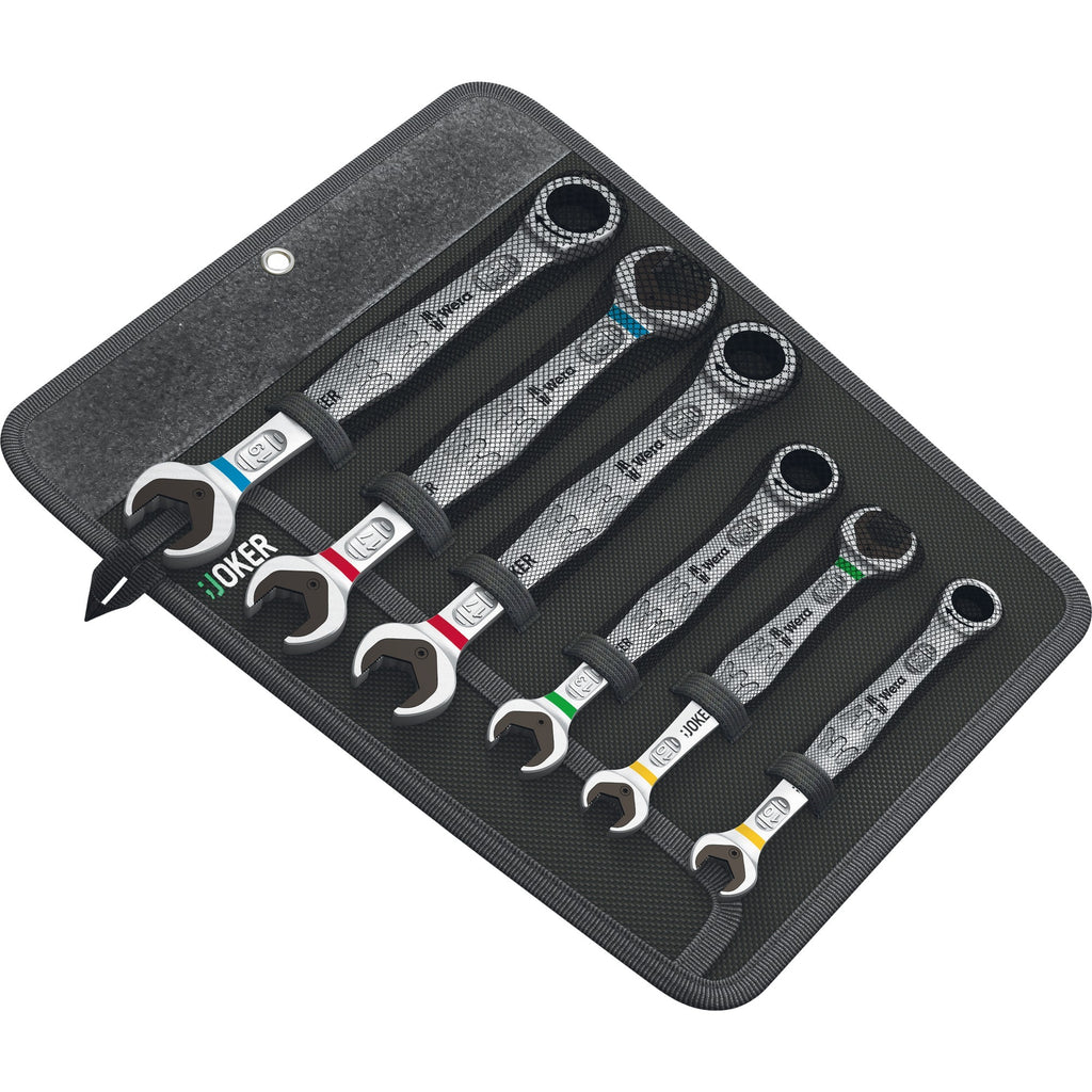 Wera joker steek-ringratel- dubbele steeksleutel-set , 6 -delig - 1 stuk(s) - 05020022001