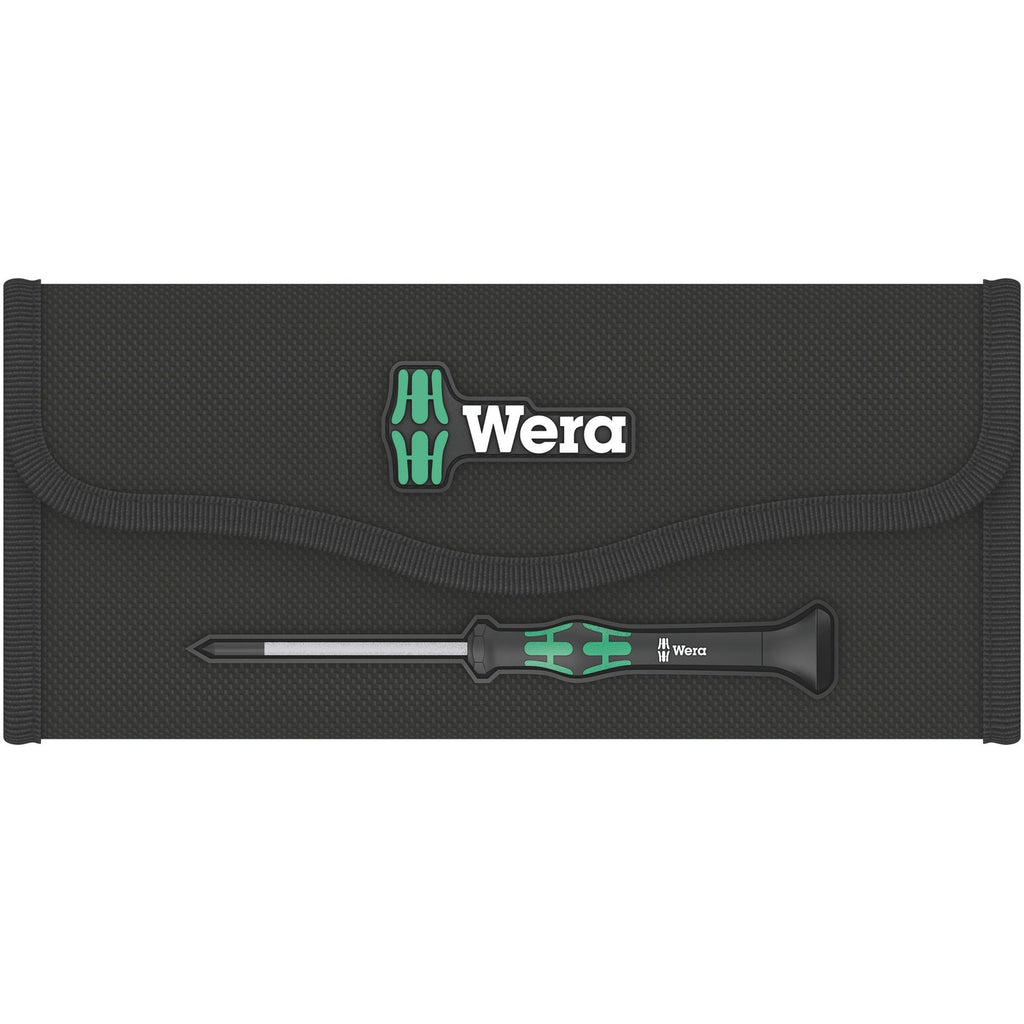 Wera compakt micro 21 esd 1 schroevendraaier (zwart groen, voor elektrische apparaten)