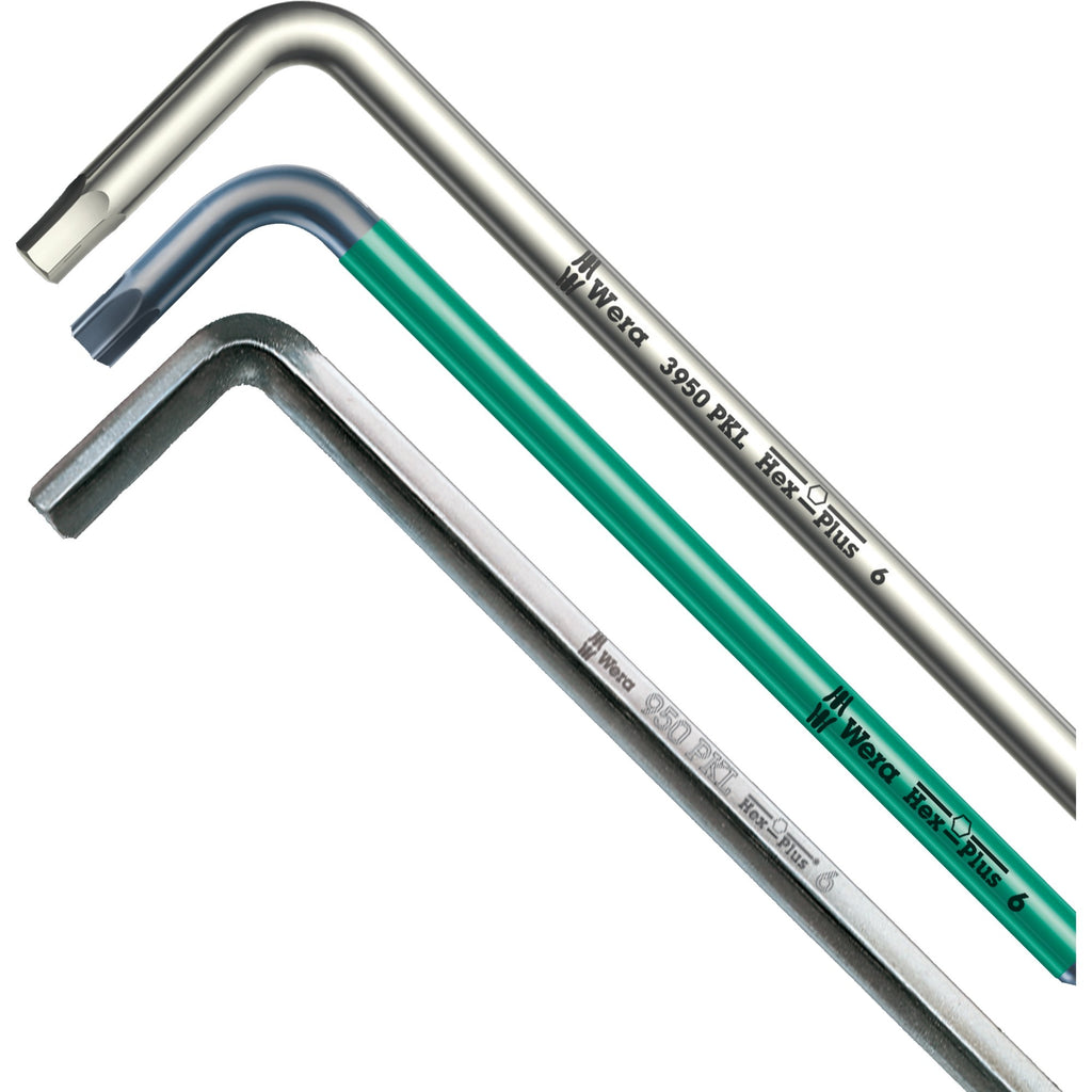 Wera inbussleutelset 950 9 hex-plus 1 (chroom, 9-delig, 1,5mm tot 10mm)