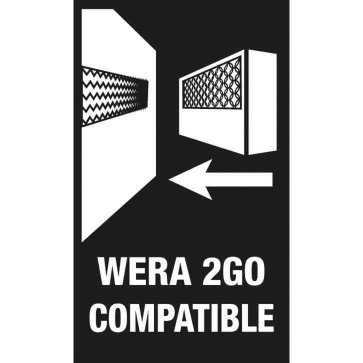 Wera klittenband 3 houder (zwart, 240x50 mm)